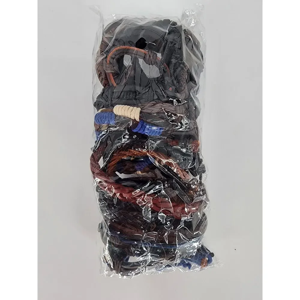 20 Pack Genuine Leather Bracelets - Picture 2 of 6